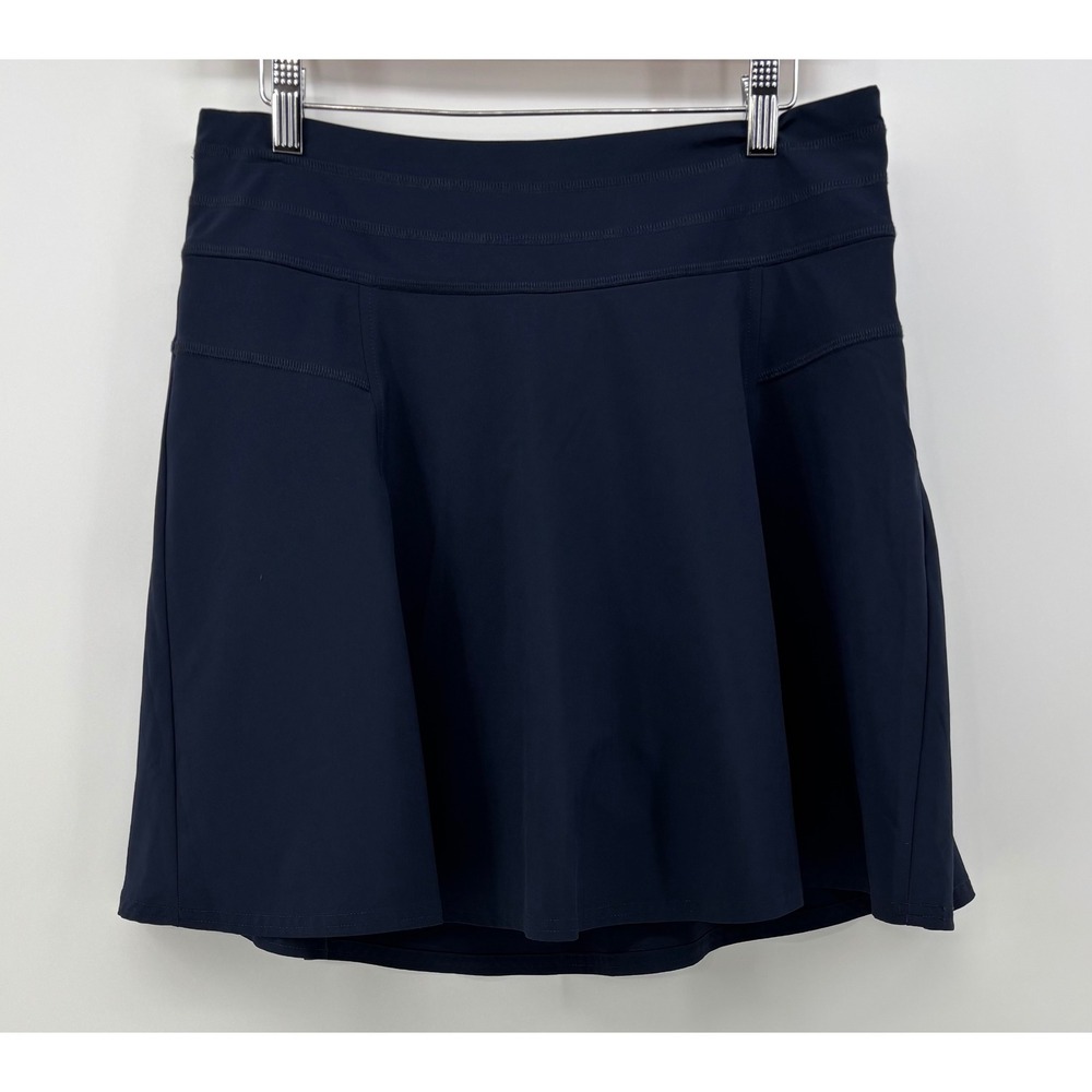 Athleta All Day Skort Women's 8 Navy Blue Active Skirt with Liner